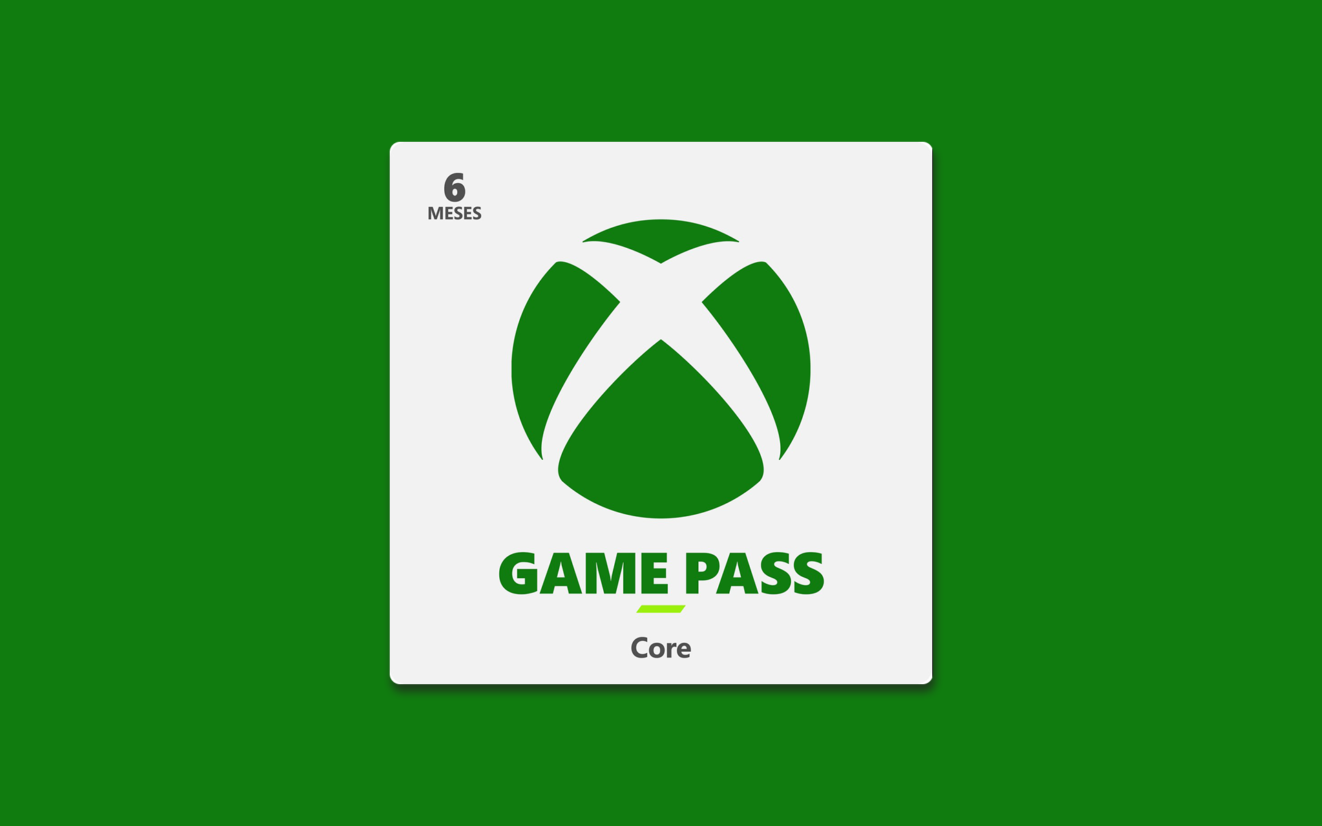 6 Meses - Game Pass Core